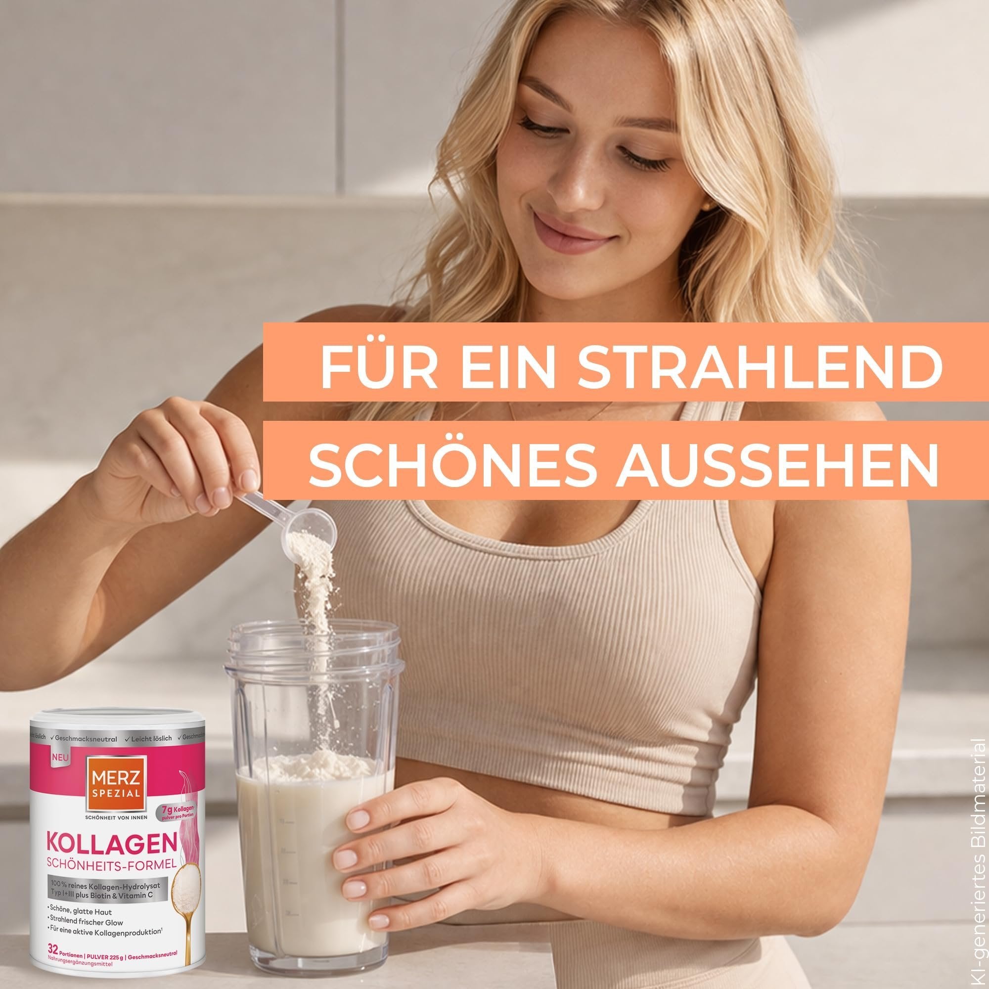 Merz Spezial Kollagenpulver mit Biotin & Vitamin C