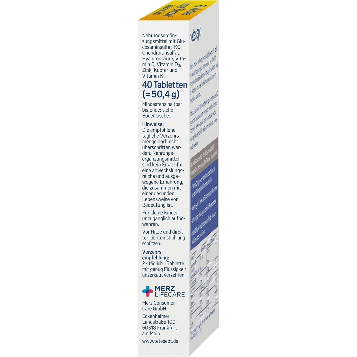 tetesept Glucosamin 1650