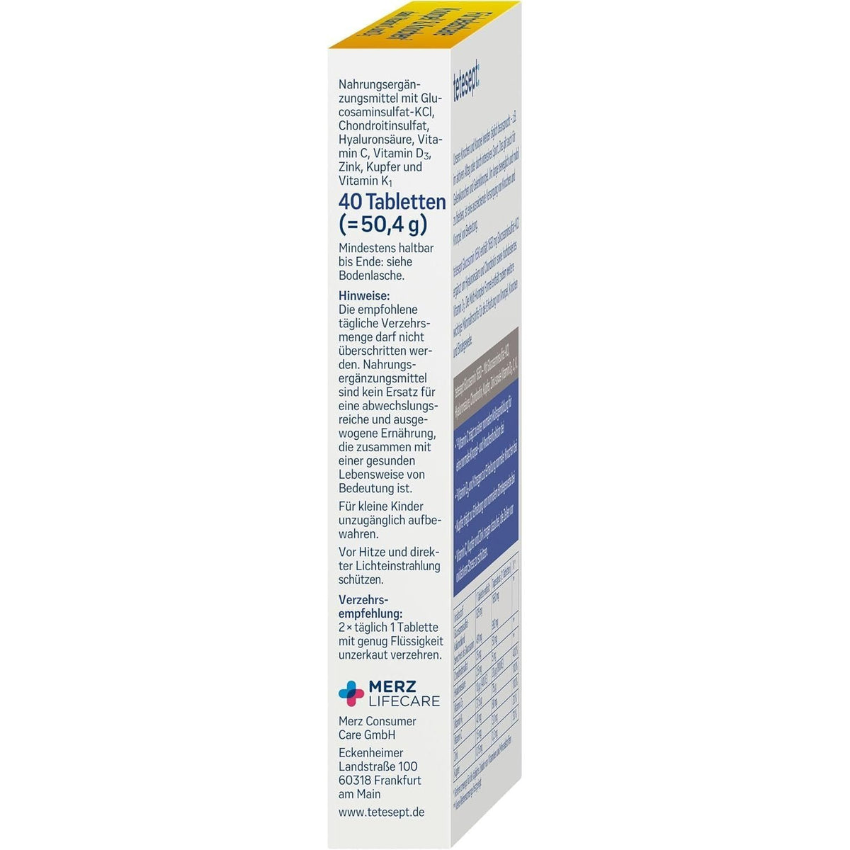 tetesept Glucosamin 1650