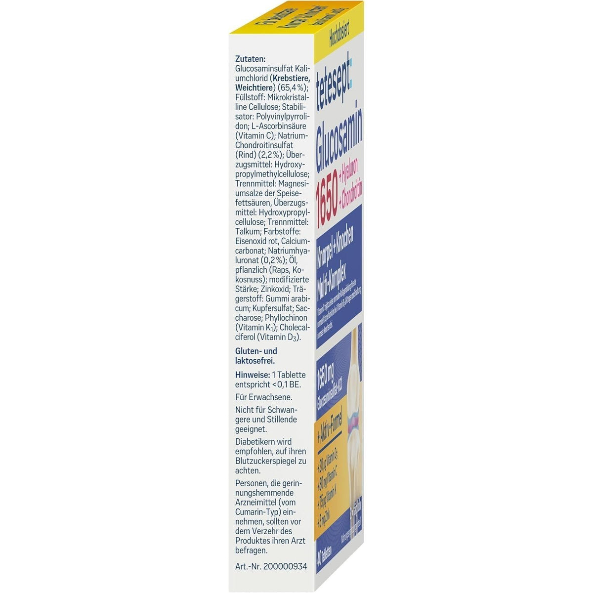 tetesept Glucosamin 1650