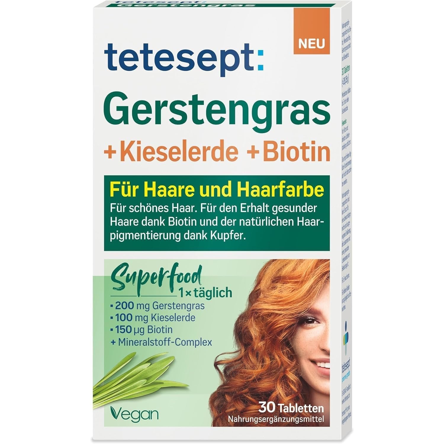 tetesept Gerstengras + Kieselerde + Biotin