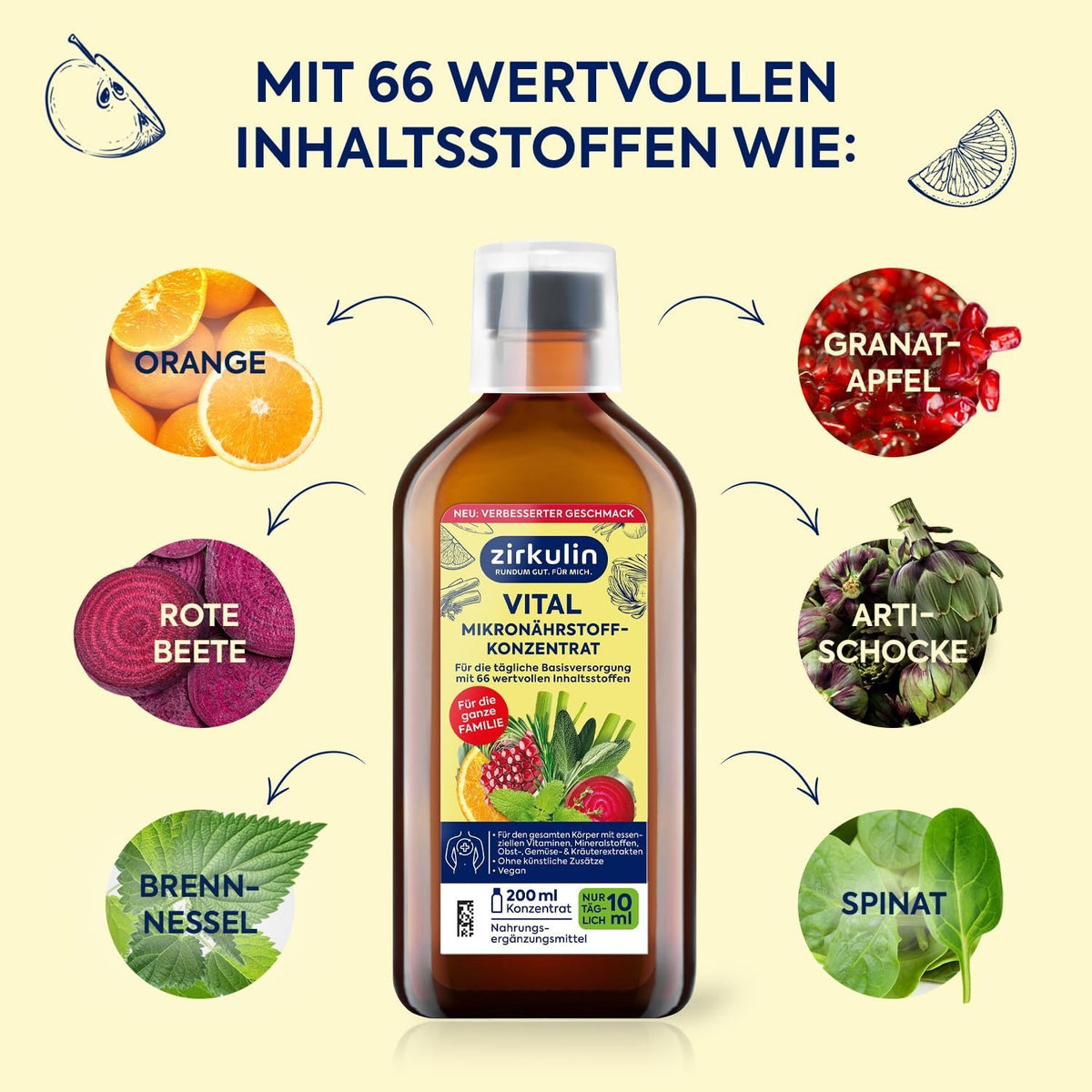 6er Set Zirkulin Vital Mikronährstoffkonzentrat