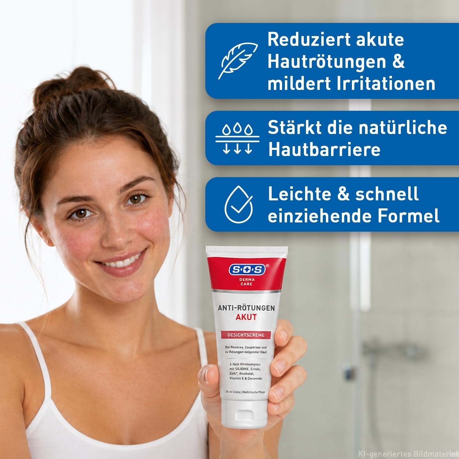 SOS Anti-Rötungen Gesichtscreme AKUT