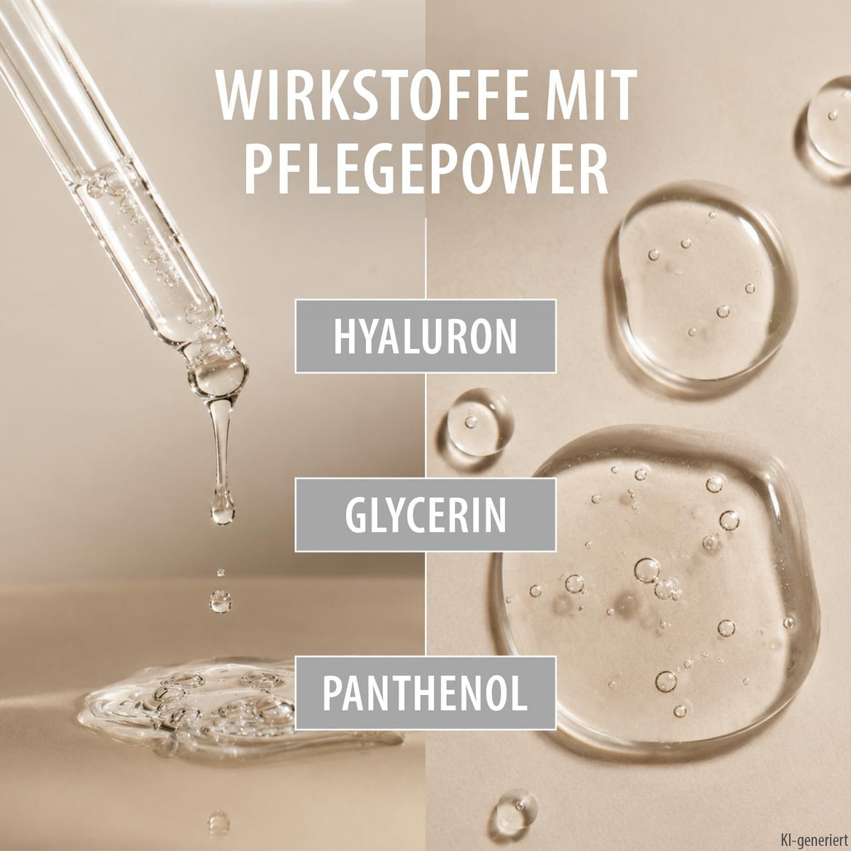 DAYTOX Glycerin Intensiv Serum, Pipettenflasche mit Tropfen-Darstellung
