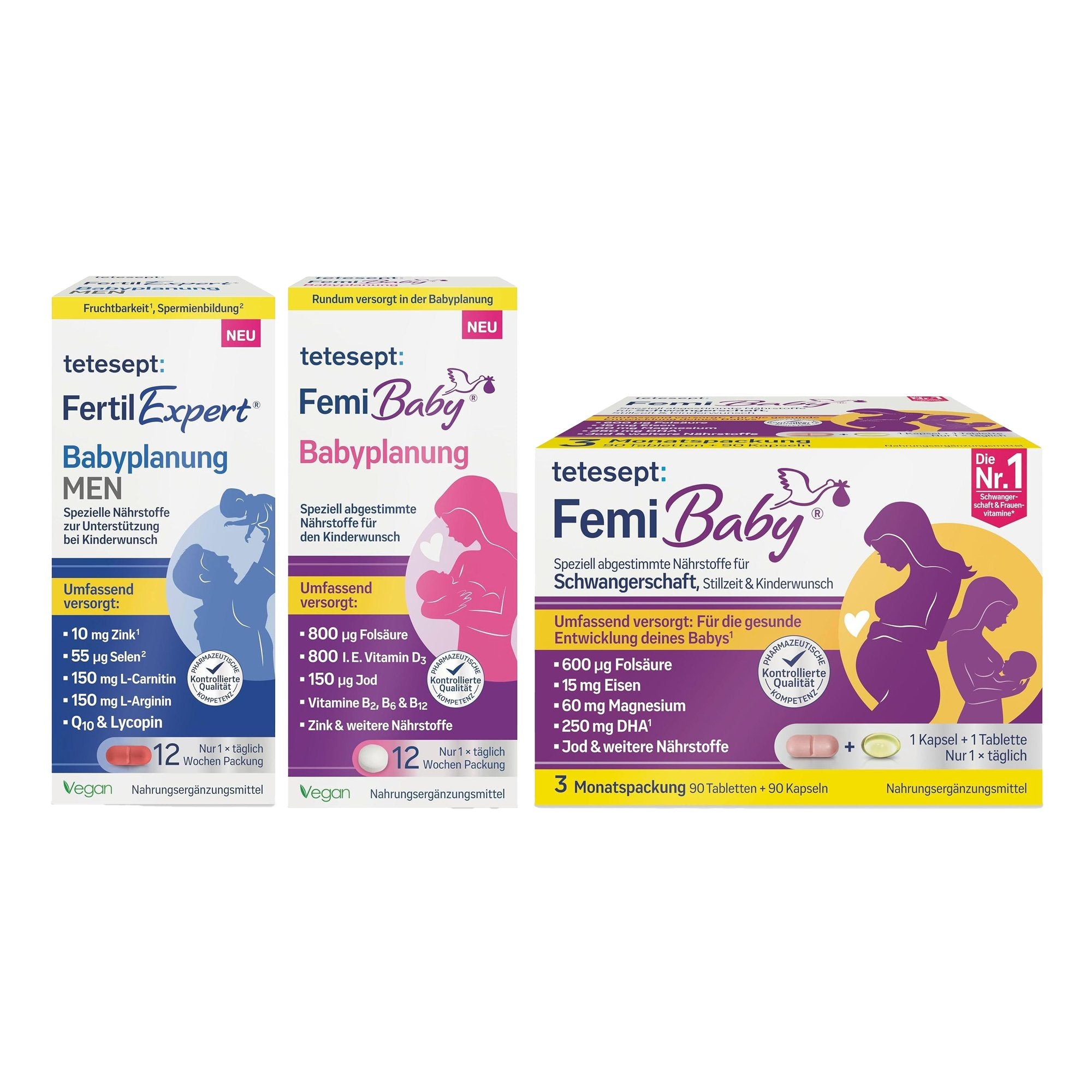 tetesept Babyplanung Set