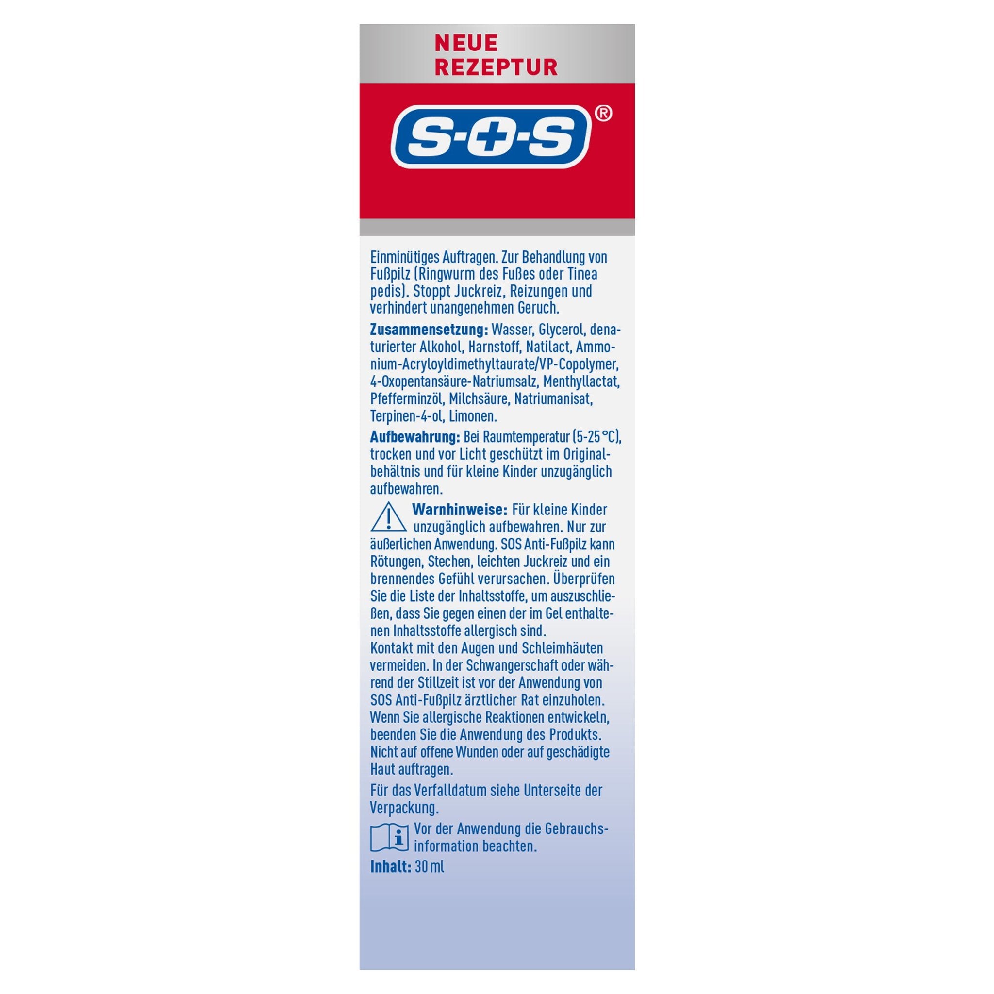 SOS Anti-Fußpilz Gel