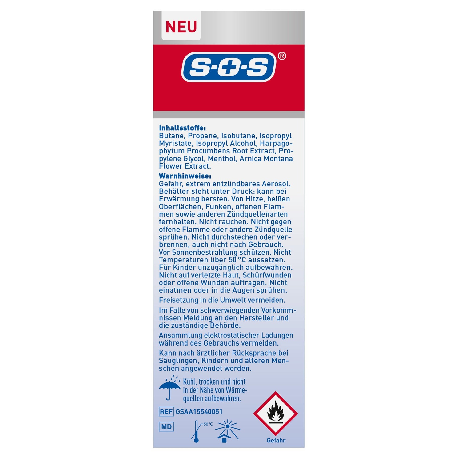 SOS Eis-Spray 100ml – Produktbild