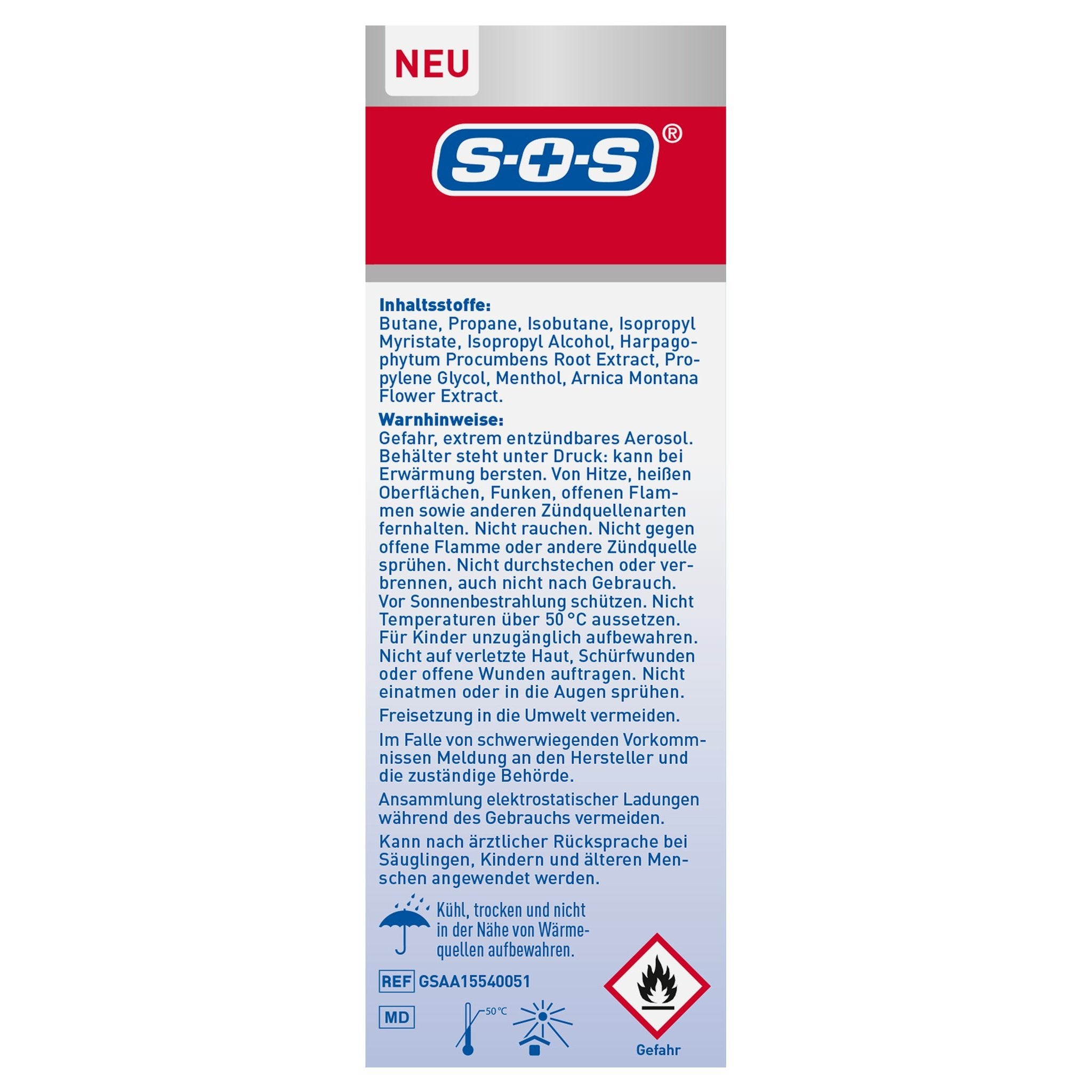 6er Set SOS Eis-Spray