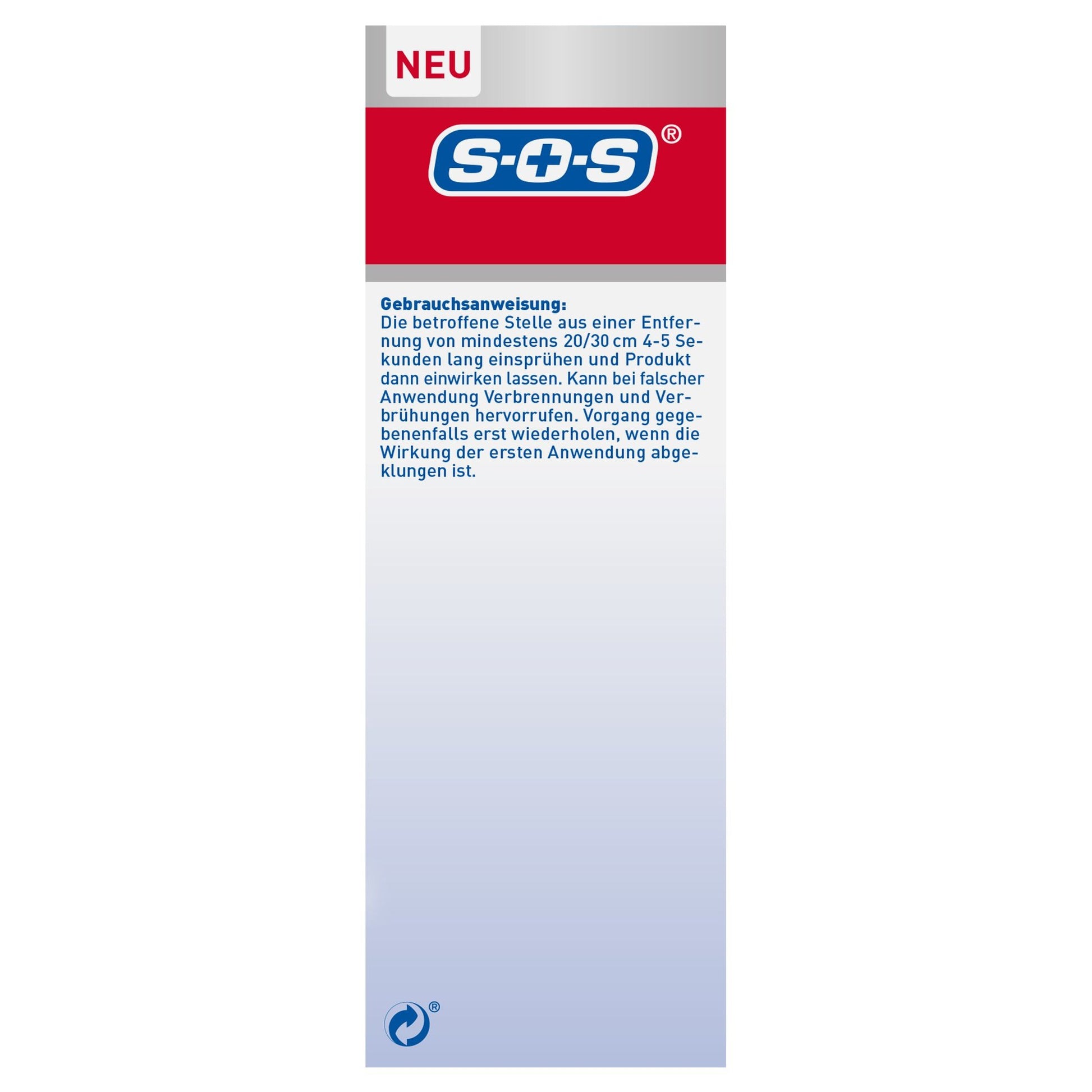SOS Eis-Spray 100ml – Produktbild