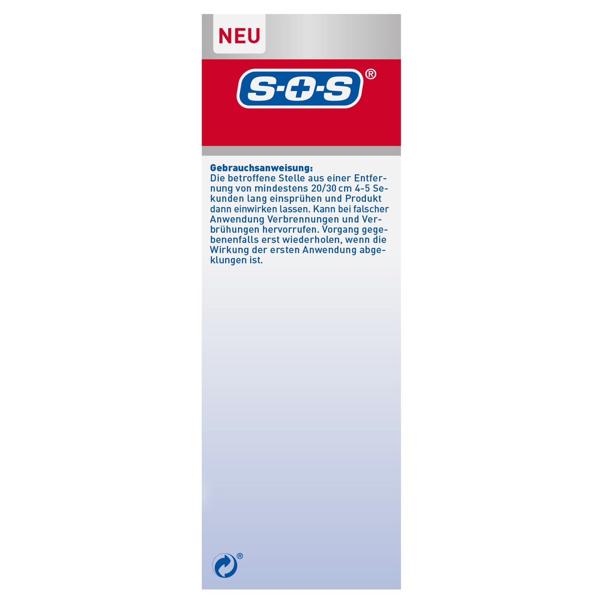 SOS Eis-Spray 100ml – Produktbild