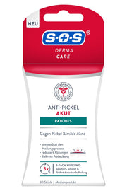 SOS DermaCare Anti-Pickel Patches AKUT 8,5g – Produktbild