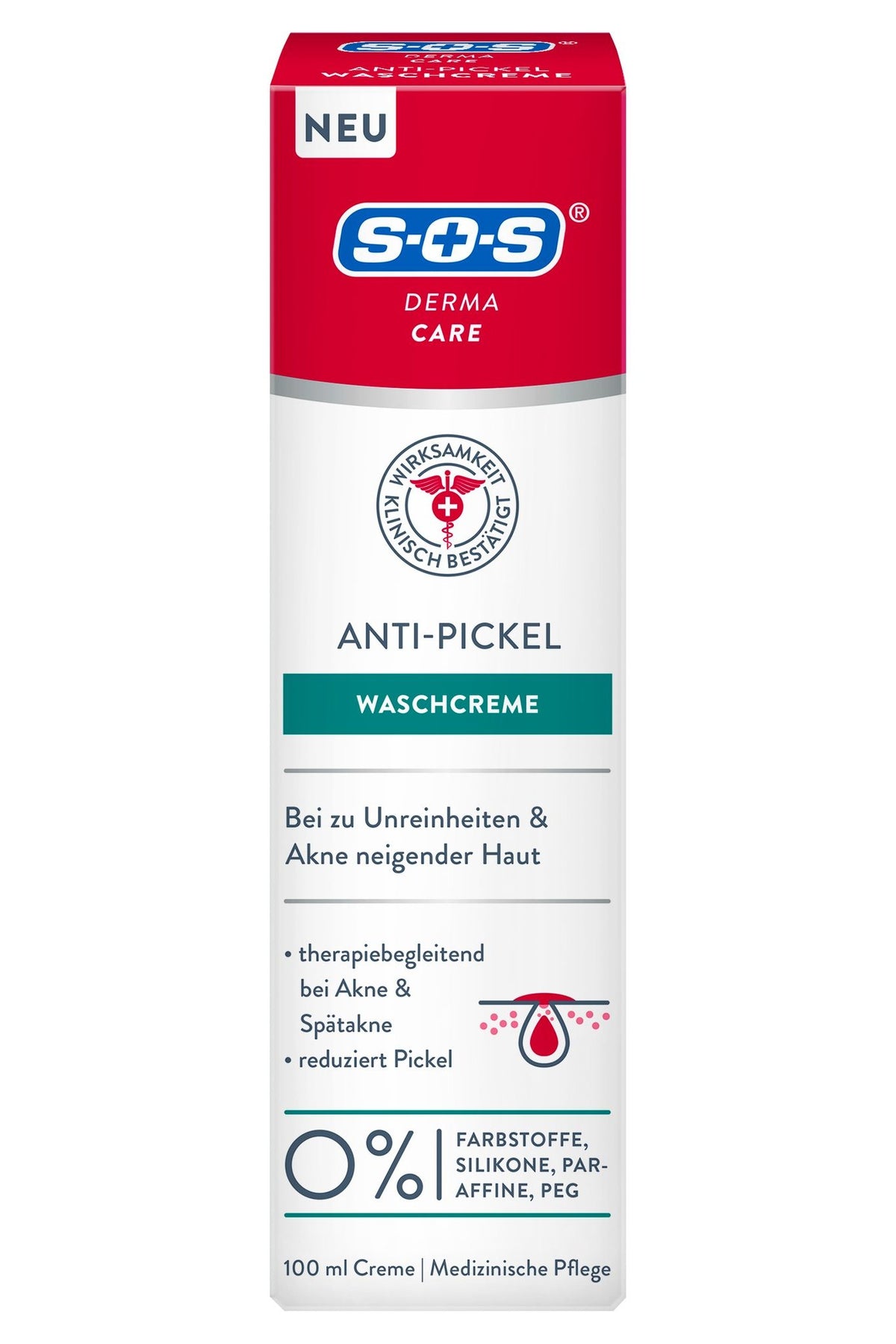SOS Anti Pickel Waschcreme 100ml – Produktbild