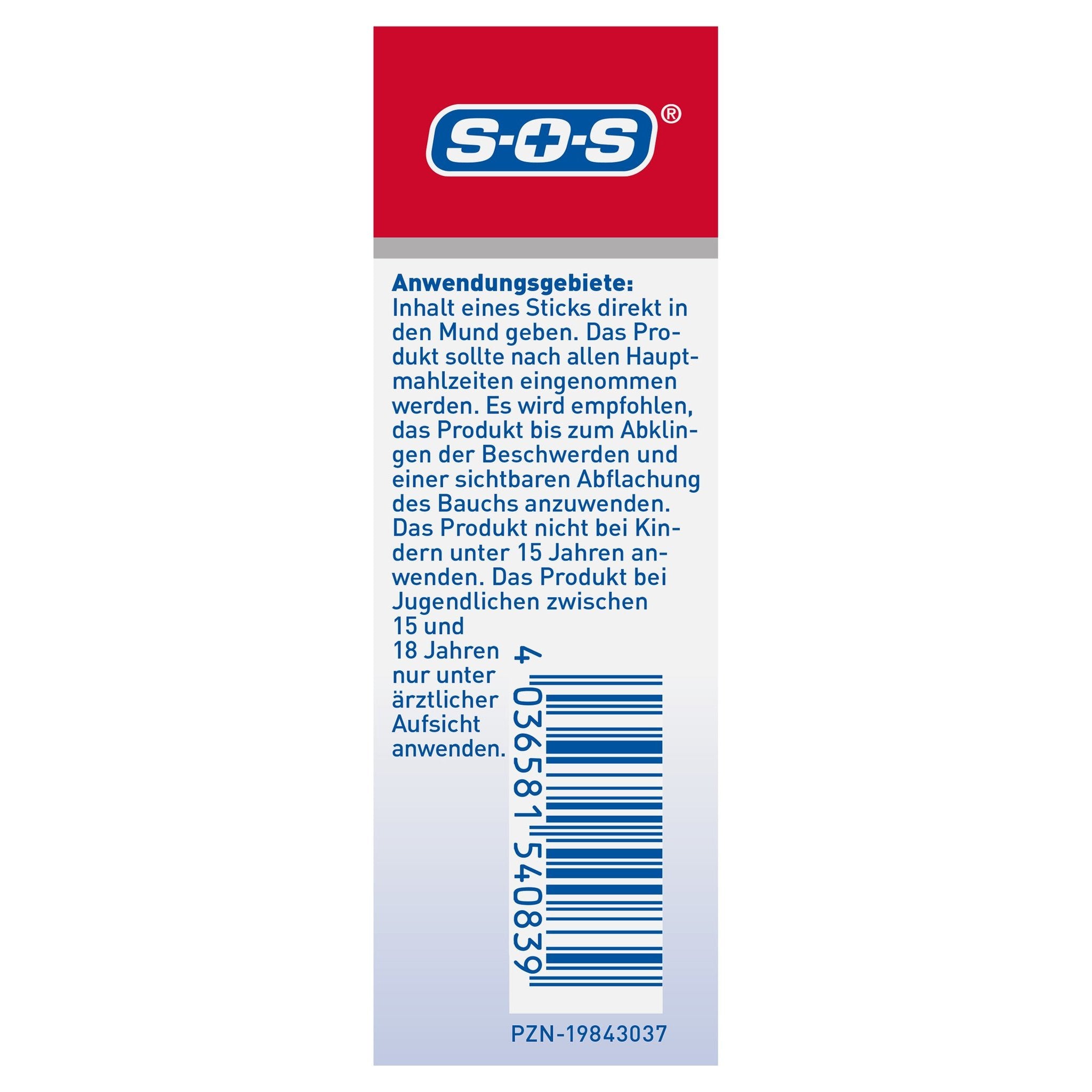 SOS BlÃ¤hungen AKUT 33g – Produktbild