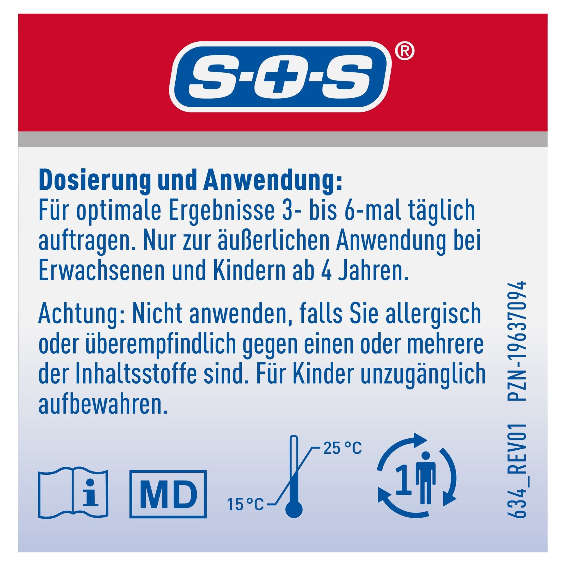 SOS Lippenherpes-Balsam LSF30 8ml – Produktbild
