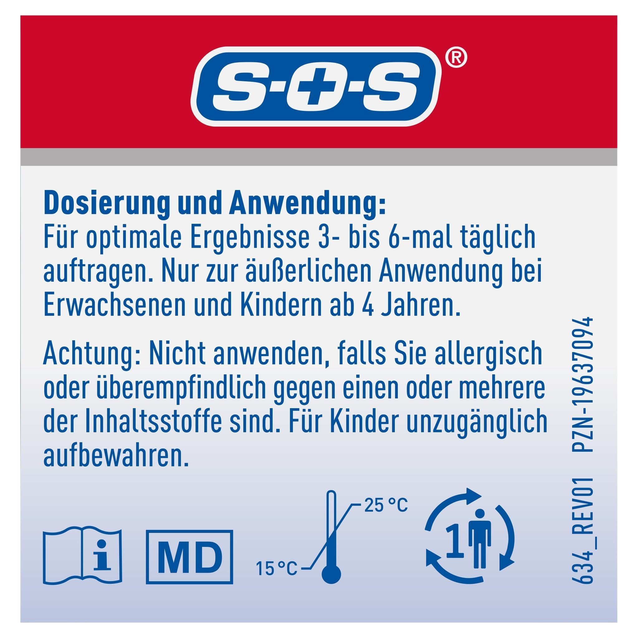 SOS Lippenherpes-Balsam LSF30 8ml – Produktbild