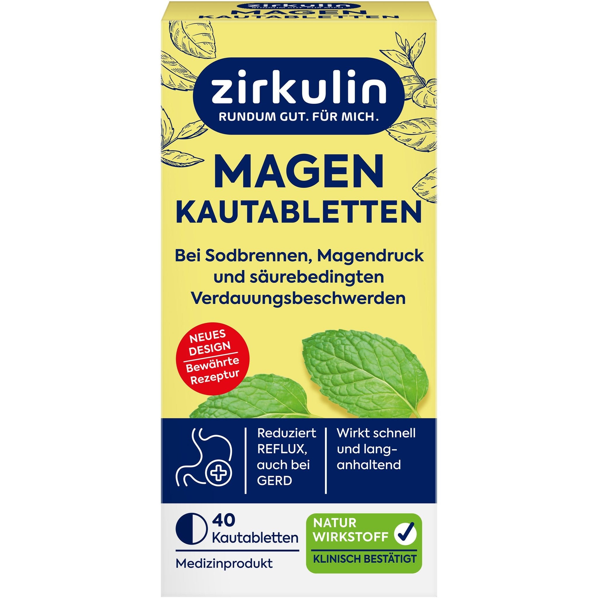 Zirkulin Magen-Kautabletten, 40er VE24 26g – Produktbild