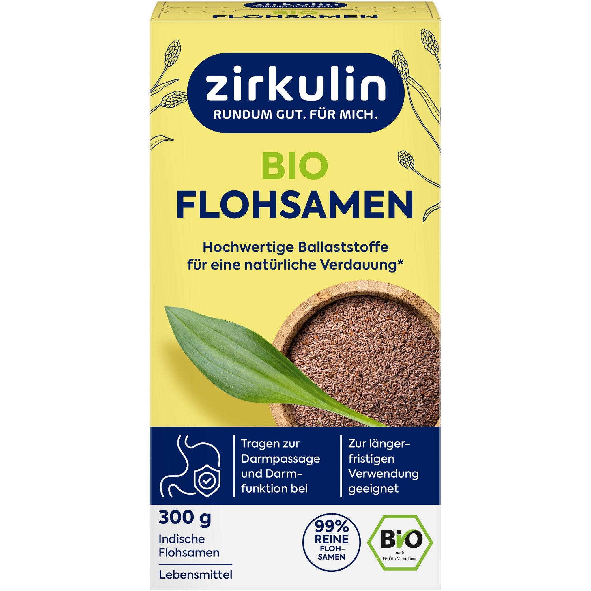 Zirkulin Bio Flohsamen 300g – Produktbild