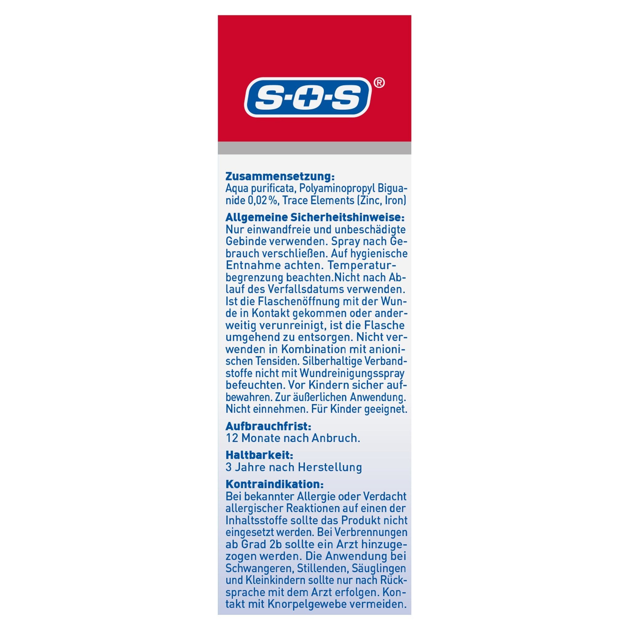 6er Set SOS Medizinisches Wund-Spray