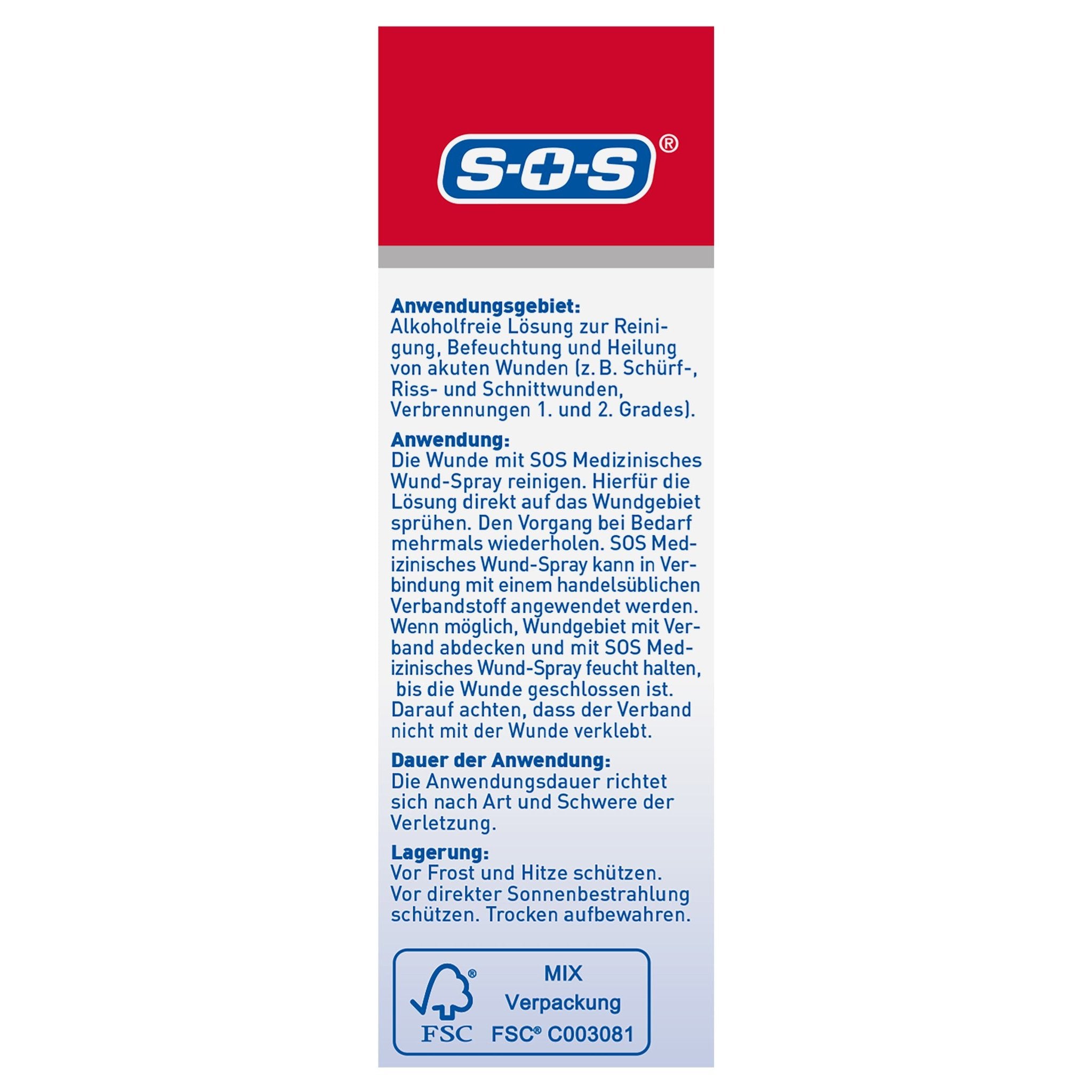 3er Set SOS Medizinisches Wund-Spray