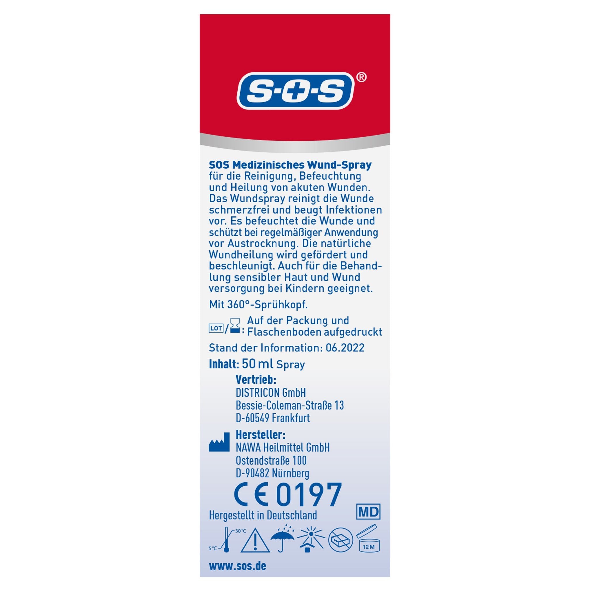 6er Set SOS Medizinisches Wund-Spray