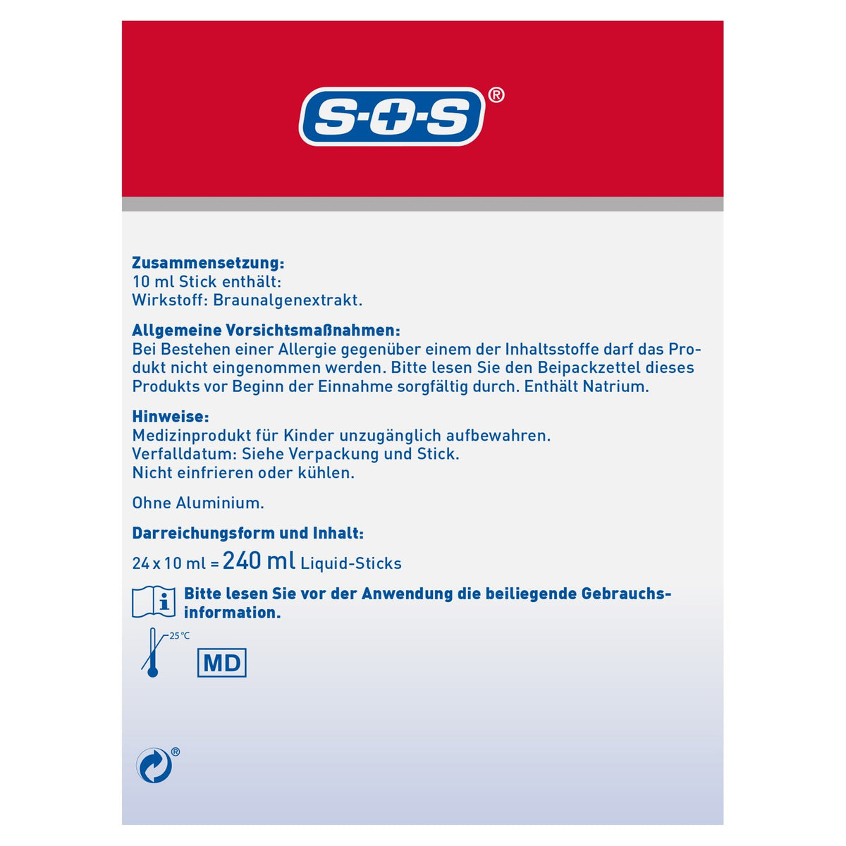 SOS Sodbrennen-Blocker Forte 24 x 10ml