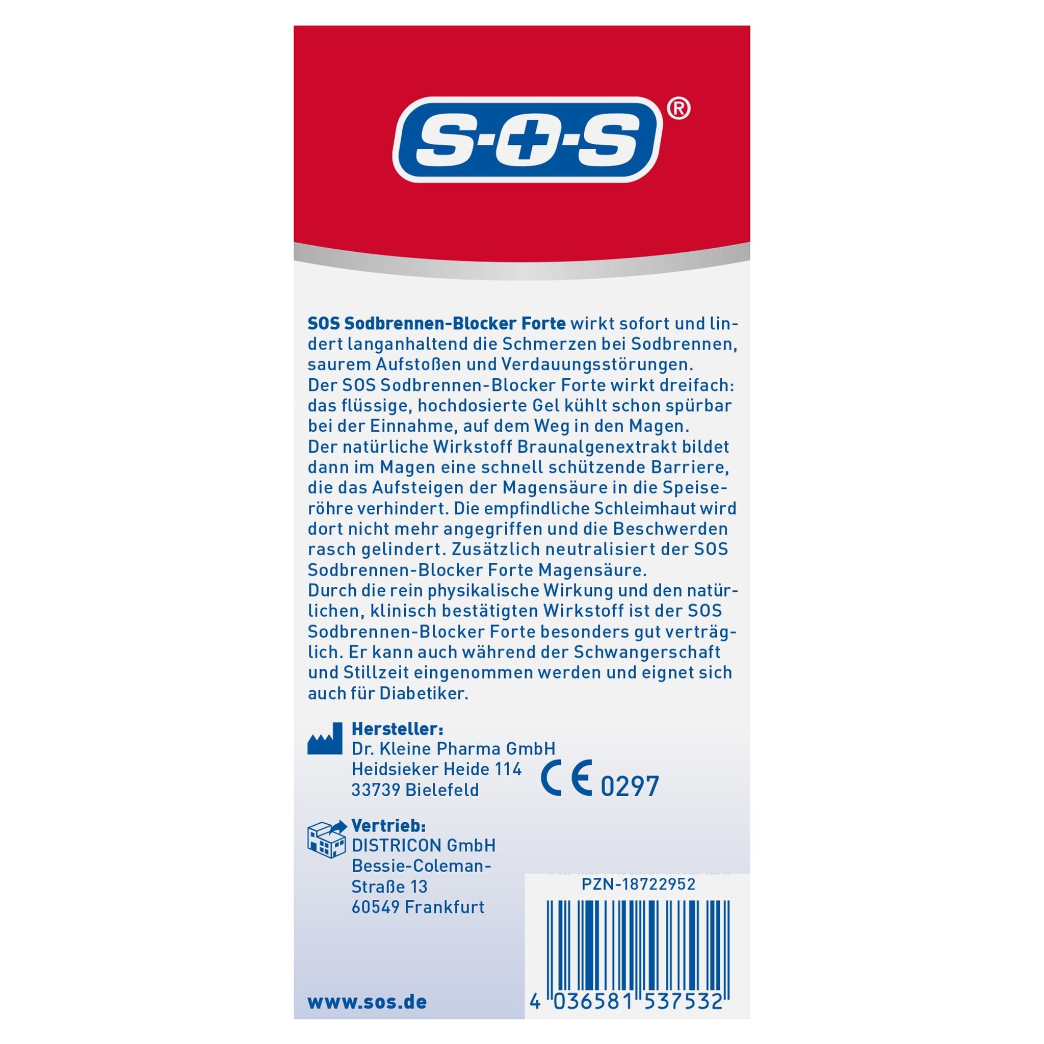 SOS Sodbrennen-Blocker Forte 24 x 10ml