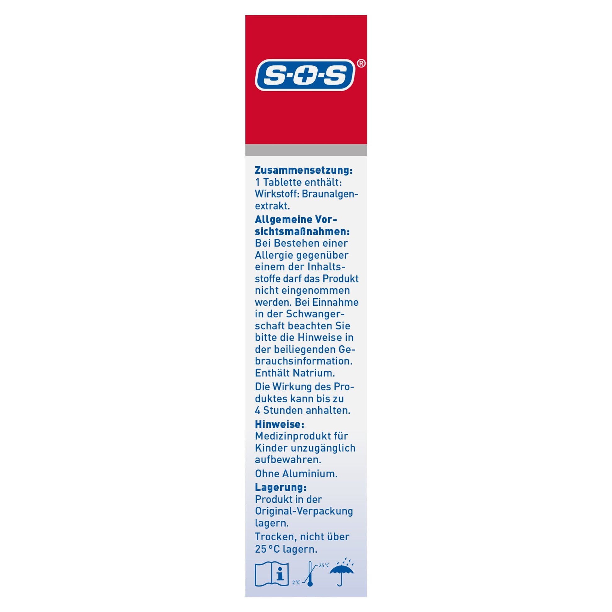 SOS Sodbrennen-Blocker Dual 20 Kautabletten 45g – Produktbild