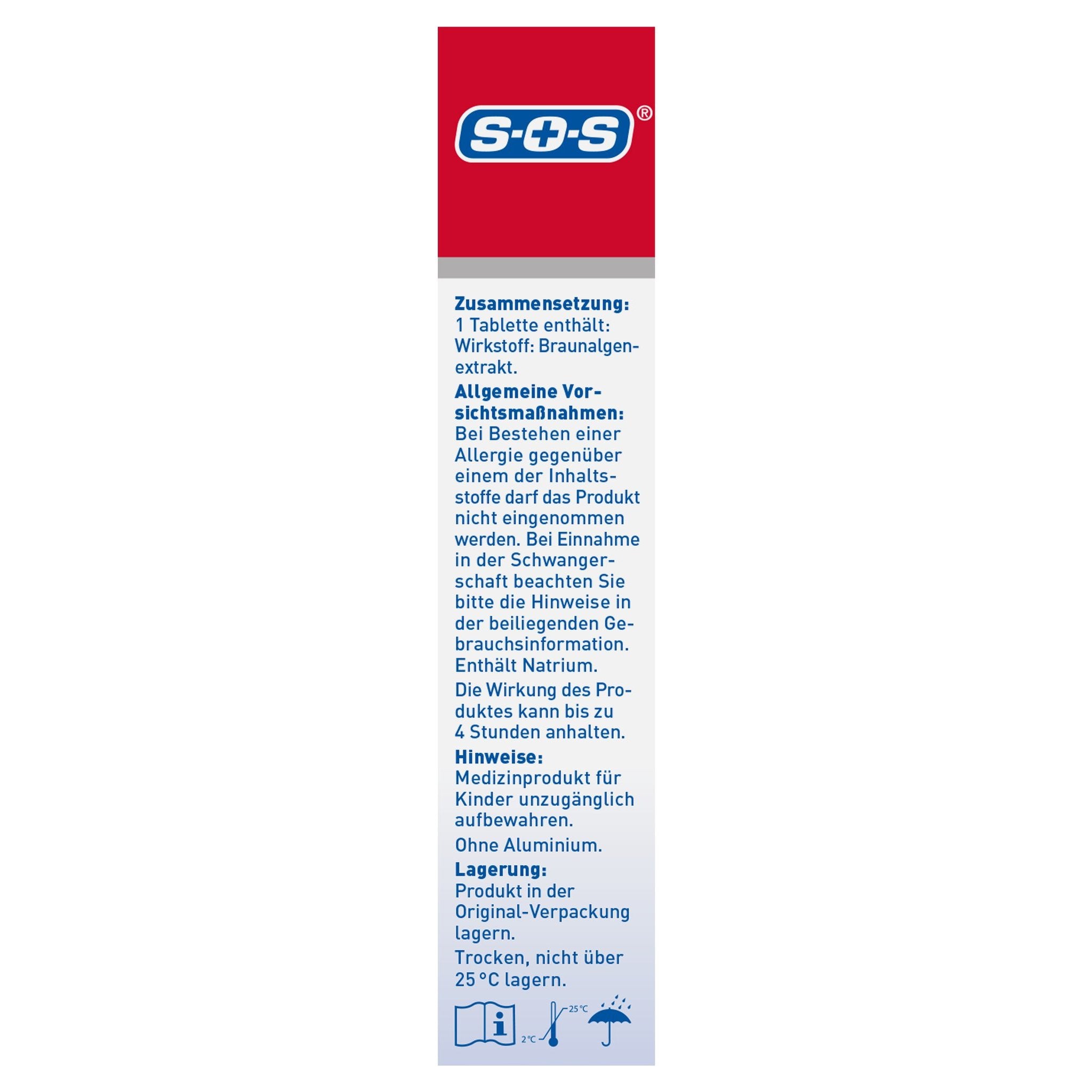 SOS Sodbrennen-Blocker Dual 20 Kautabletten 45g – Produktbild
