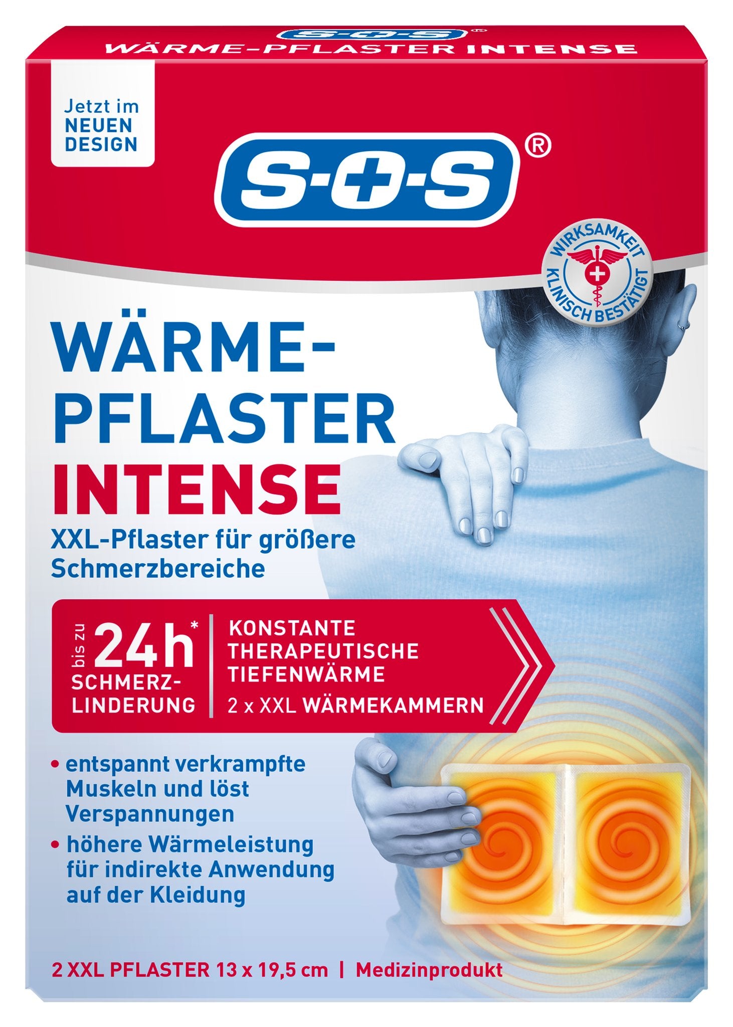 SOS WÃ¤rme-Pflaster INTENSE 1stã¼ck – Produktbild