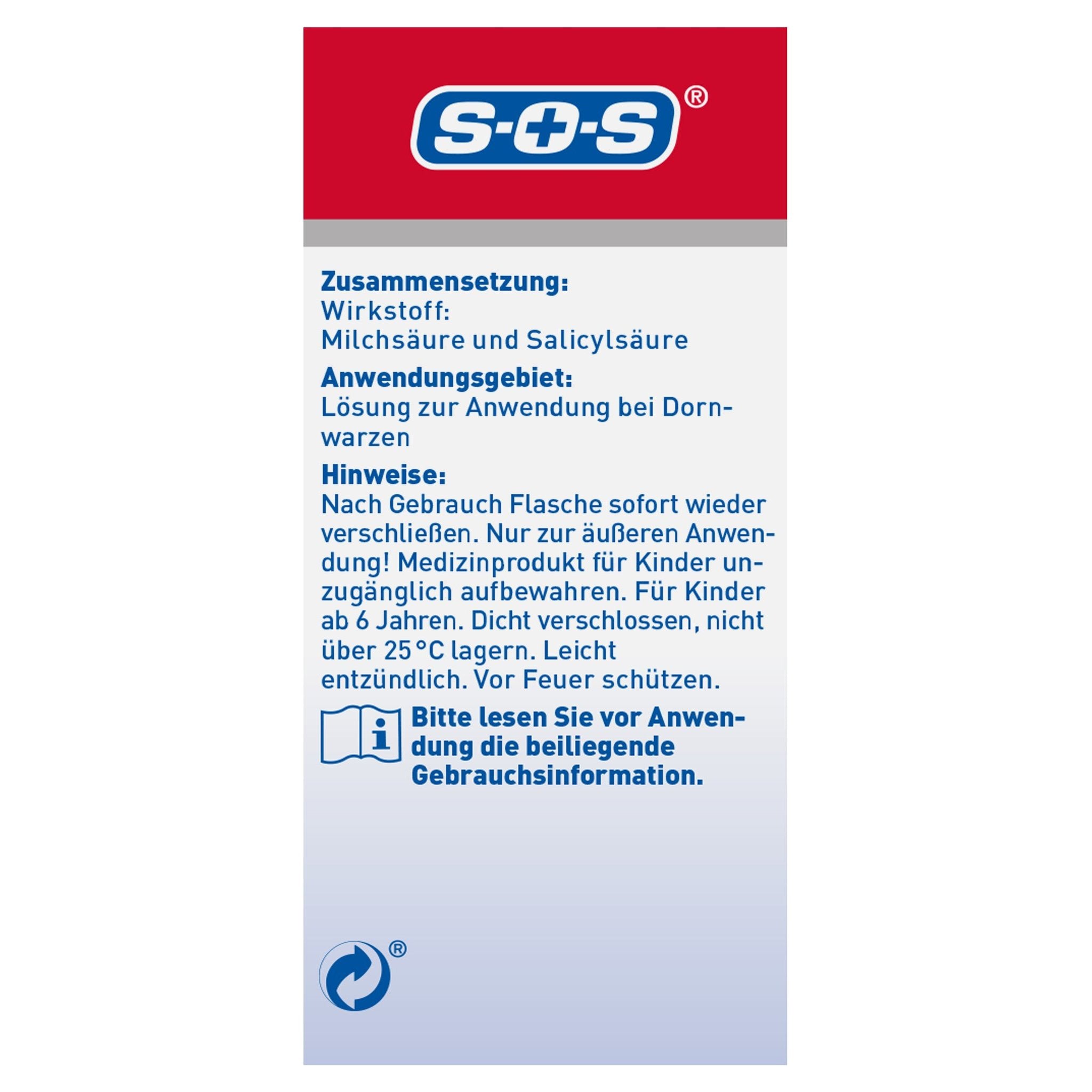 SOS Dornwarzen-Ex 10ml – Produktbild