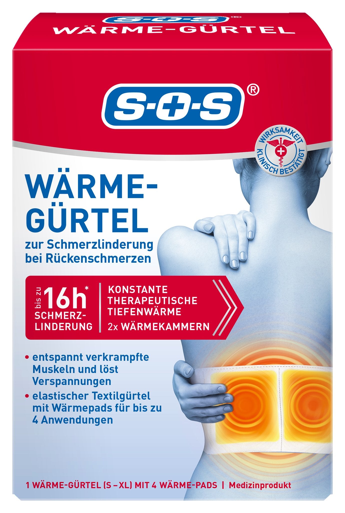 SOS WÃ¤rme-GÃ¼rtel 1stã¼ck – Produktbild