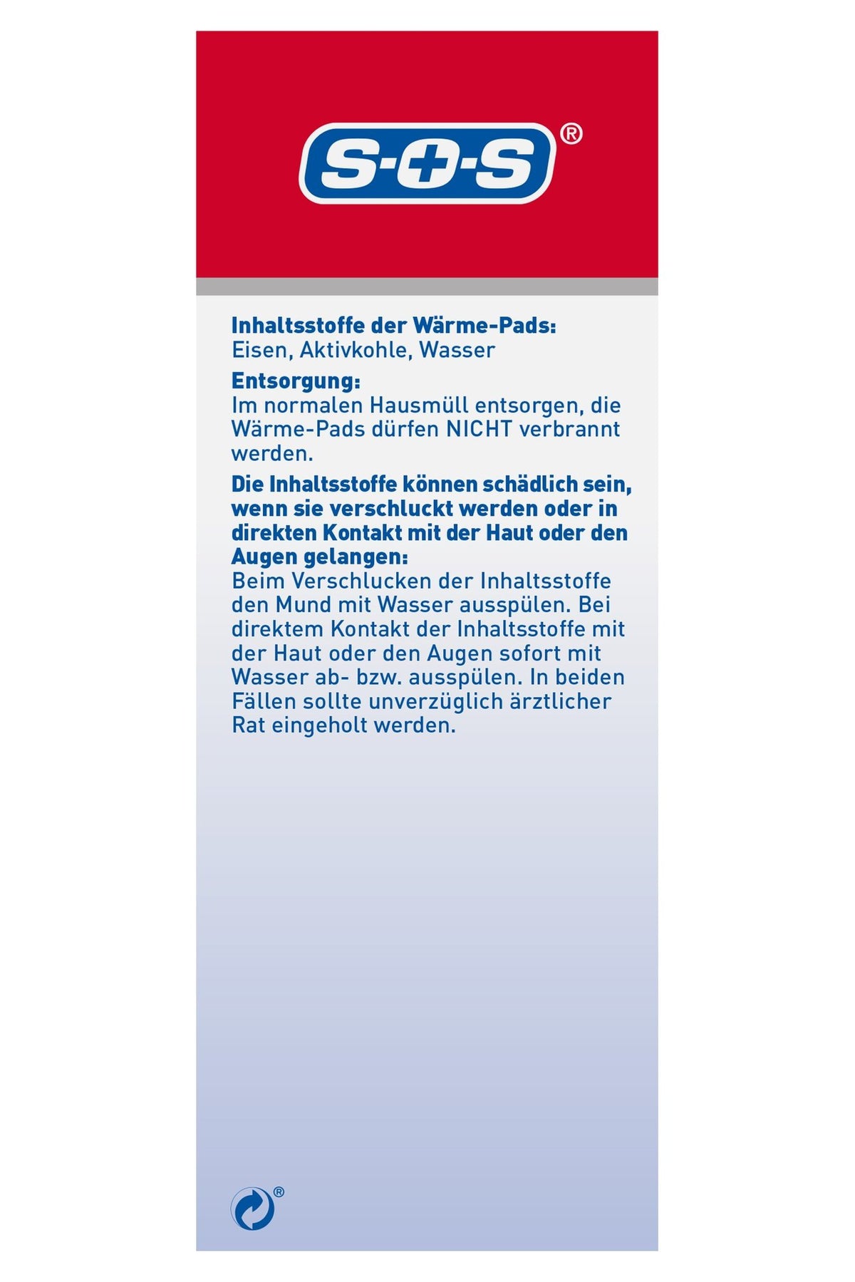 SOS WÃ¤rme-GÃ¼rtel 1stã¼ck – Produktbild