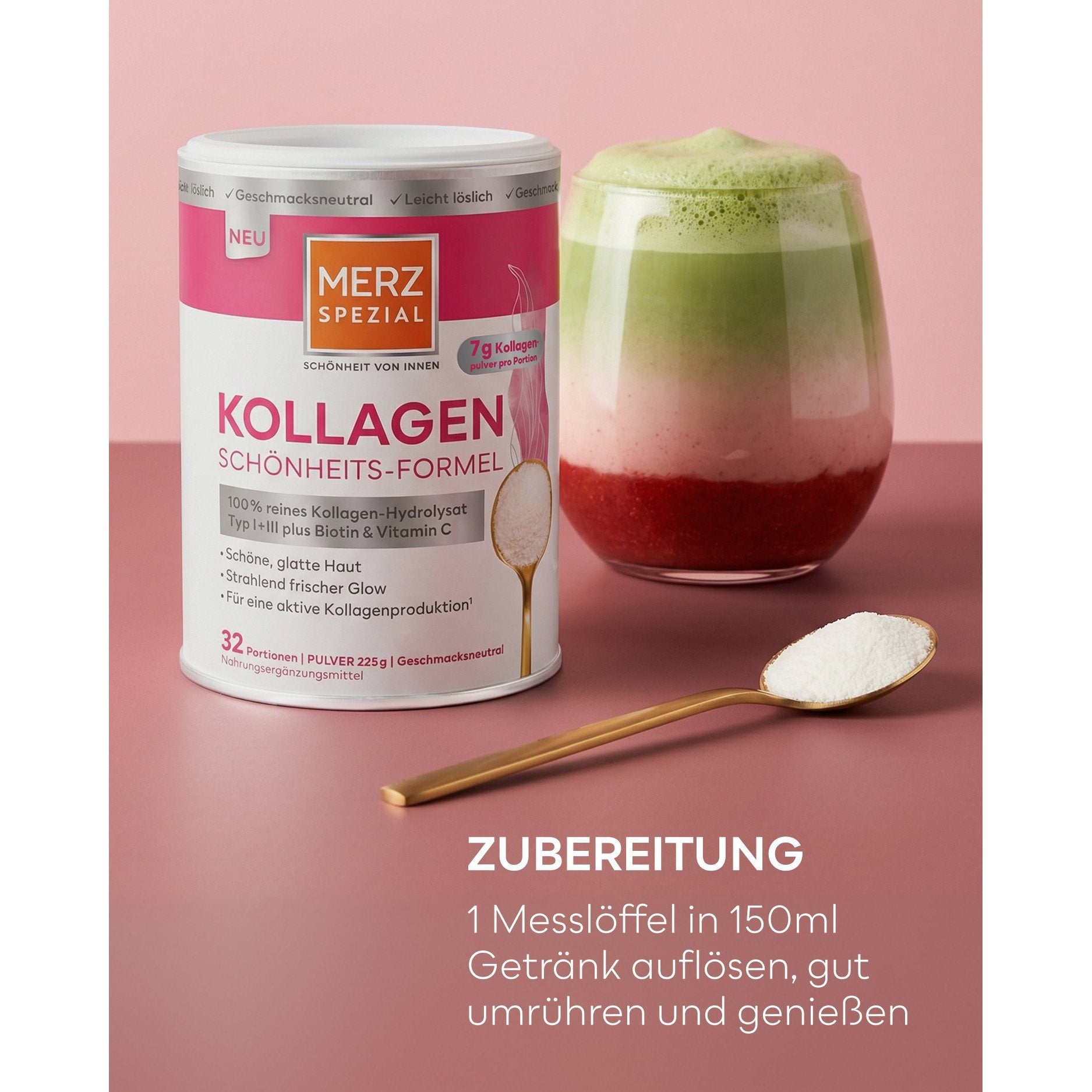 Merz Spezial Kollagenpulver mit Biotin & Vitamin C