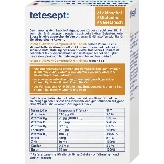 tetesept Abwehr Complete Direkt Sticks