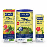 Zirkulin Vital Mikronährstoff-Konzentrat und Pulverdose im Dreier-Set