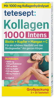 tetesept Kollagen 1.000 (3 x 30 Stk.) 90stã¼ck – Produktbild