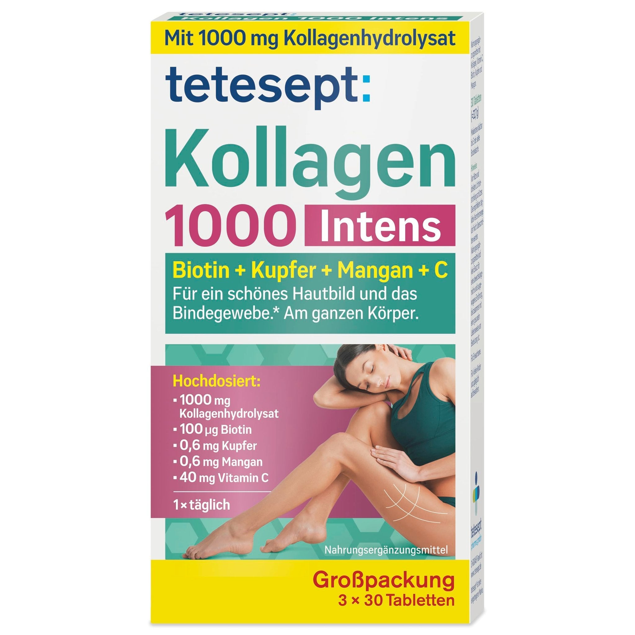 tetesept Kollagen 1.000 (3 x 30 Stk.) 90stã¼ck – Produktbild