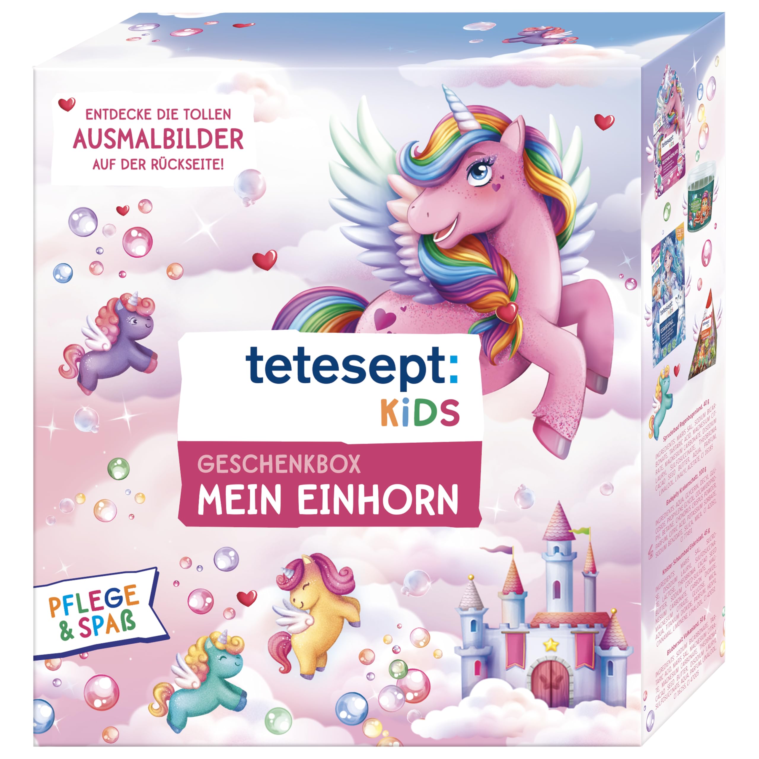 tetesept Kids Geschenkset Einhorn (8 Stk.) 432g – Produktbild