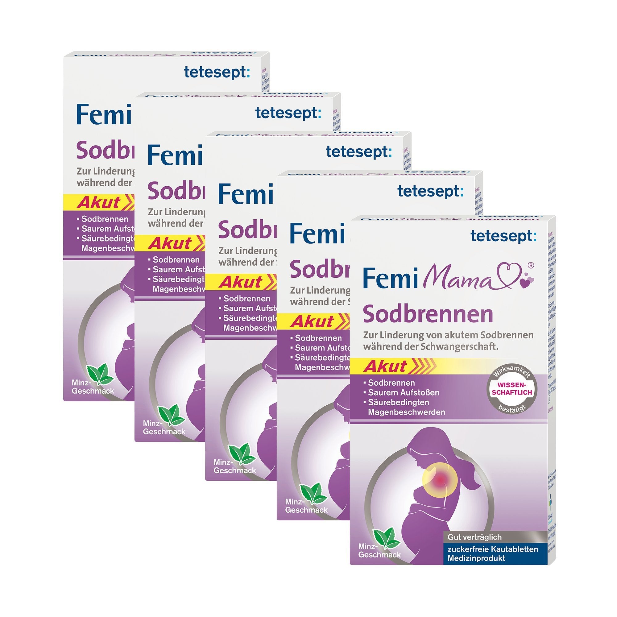 5er Set tetesept Femi Mama Sodbrennen