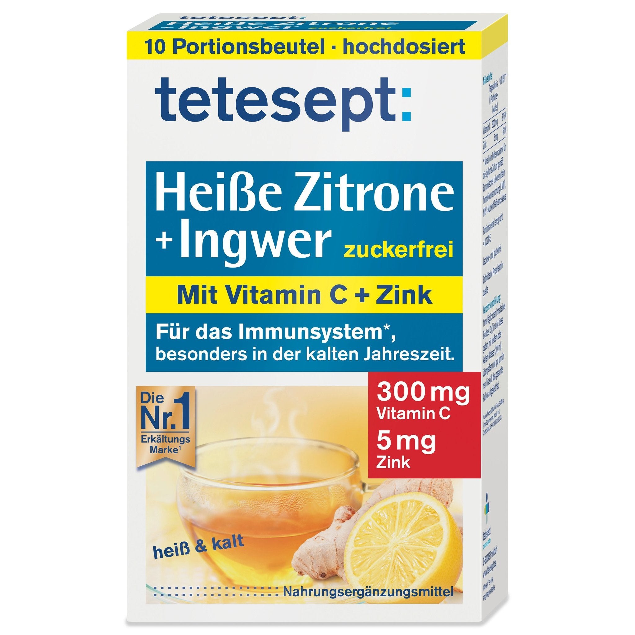 tetesept Heiße Zitrone mit Ingwer