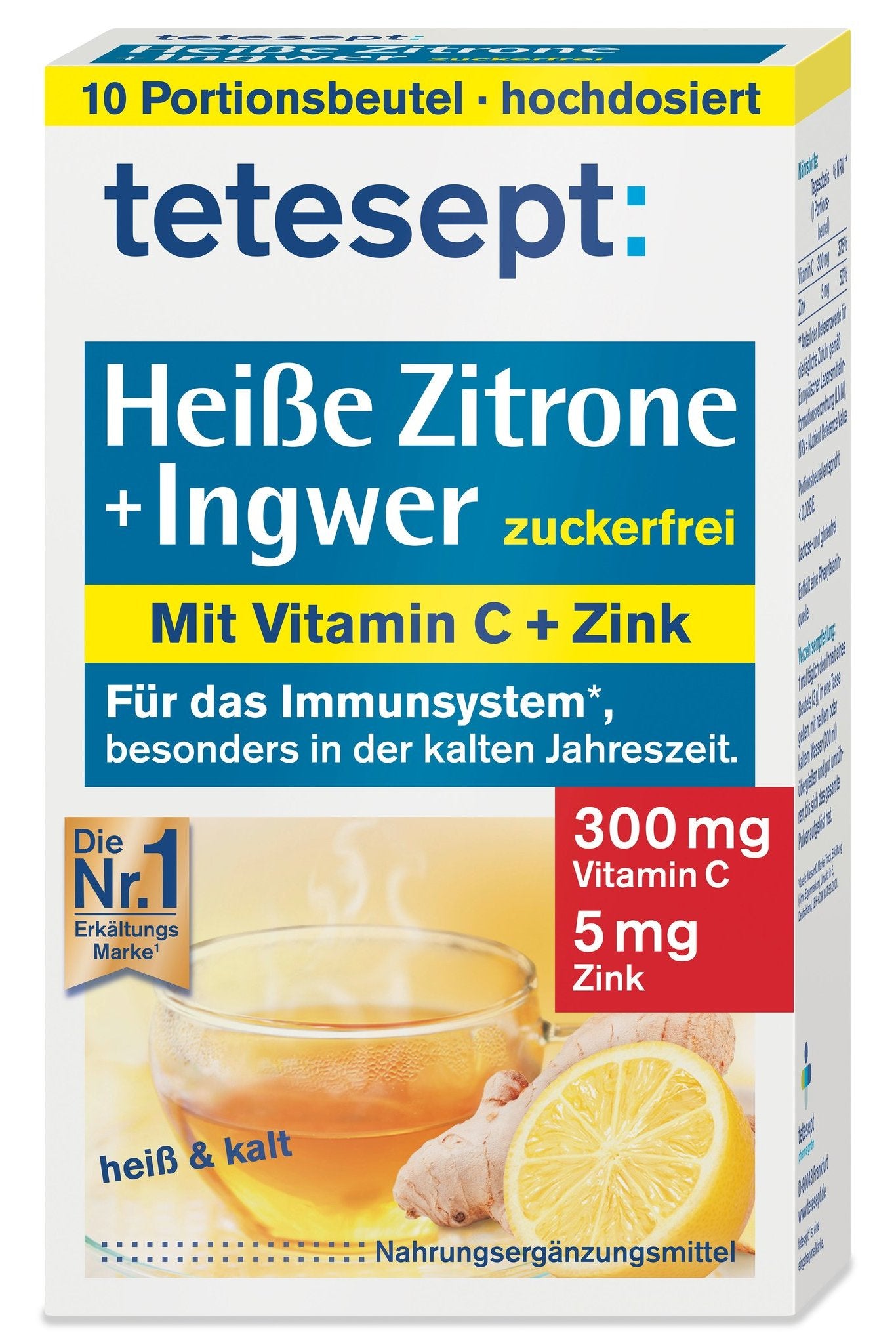tetesept Heiße Zitrone mit Ingwer