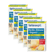 5er Set tetesept Heiße Zitrone mit Ingwer