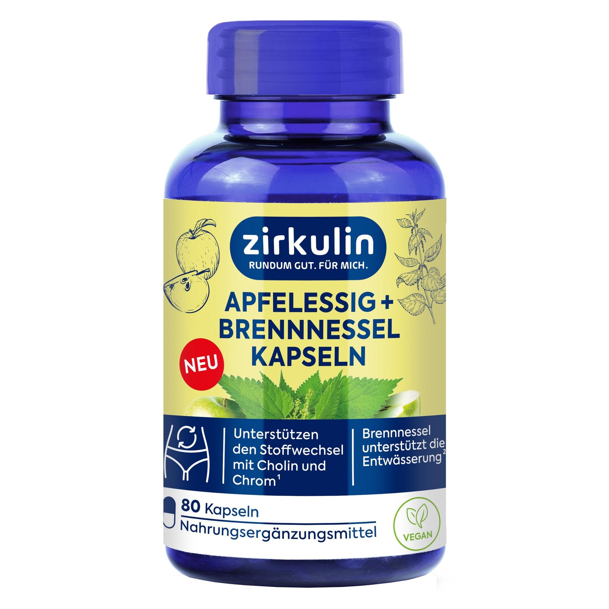 Zirkulin Apfelessig + Brennnessel