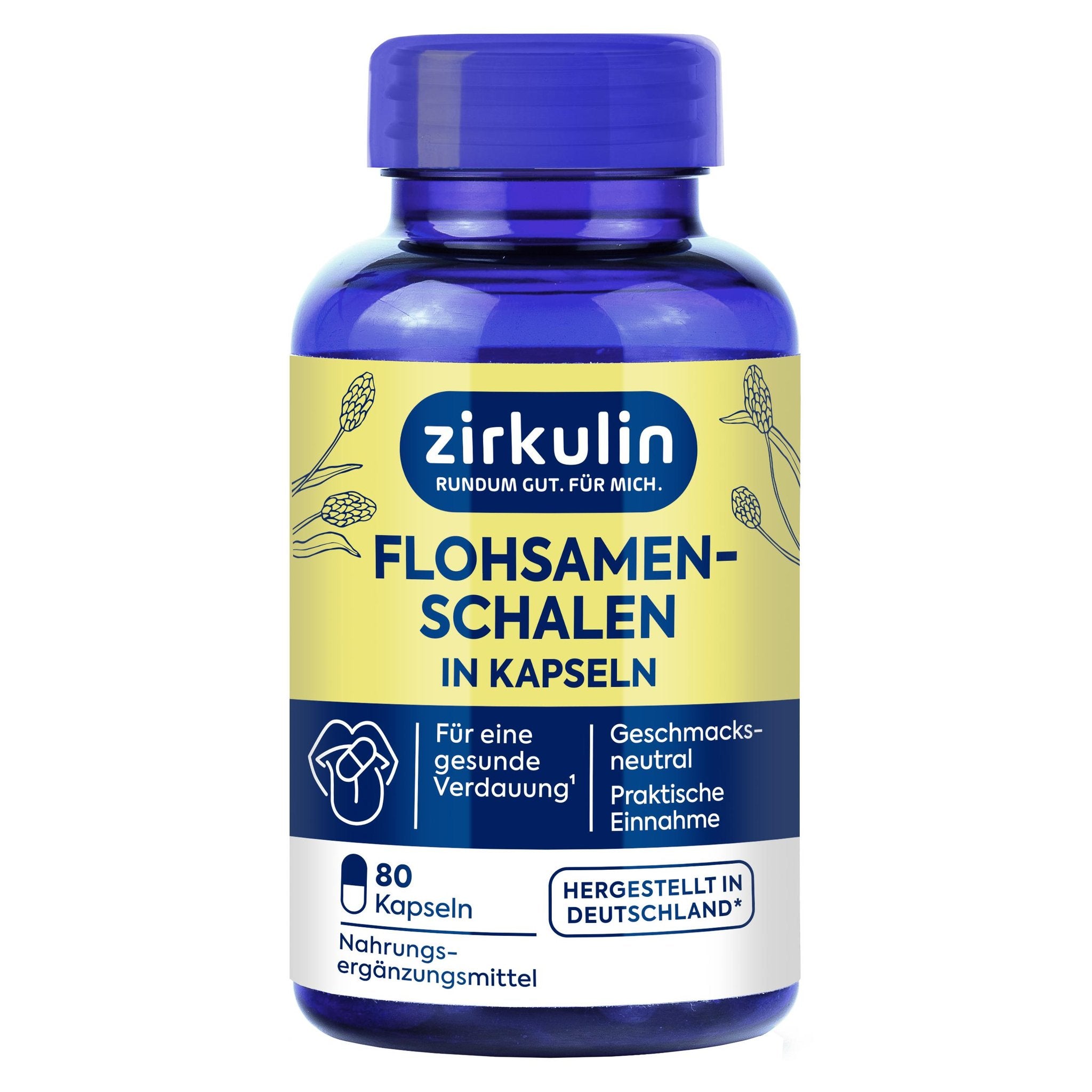 Zirkulin Flohsamenschalen Kapseln
