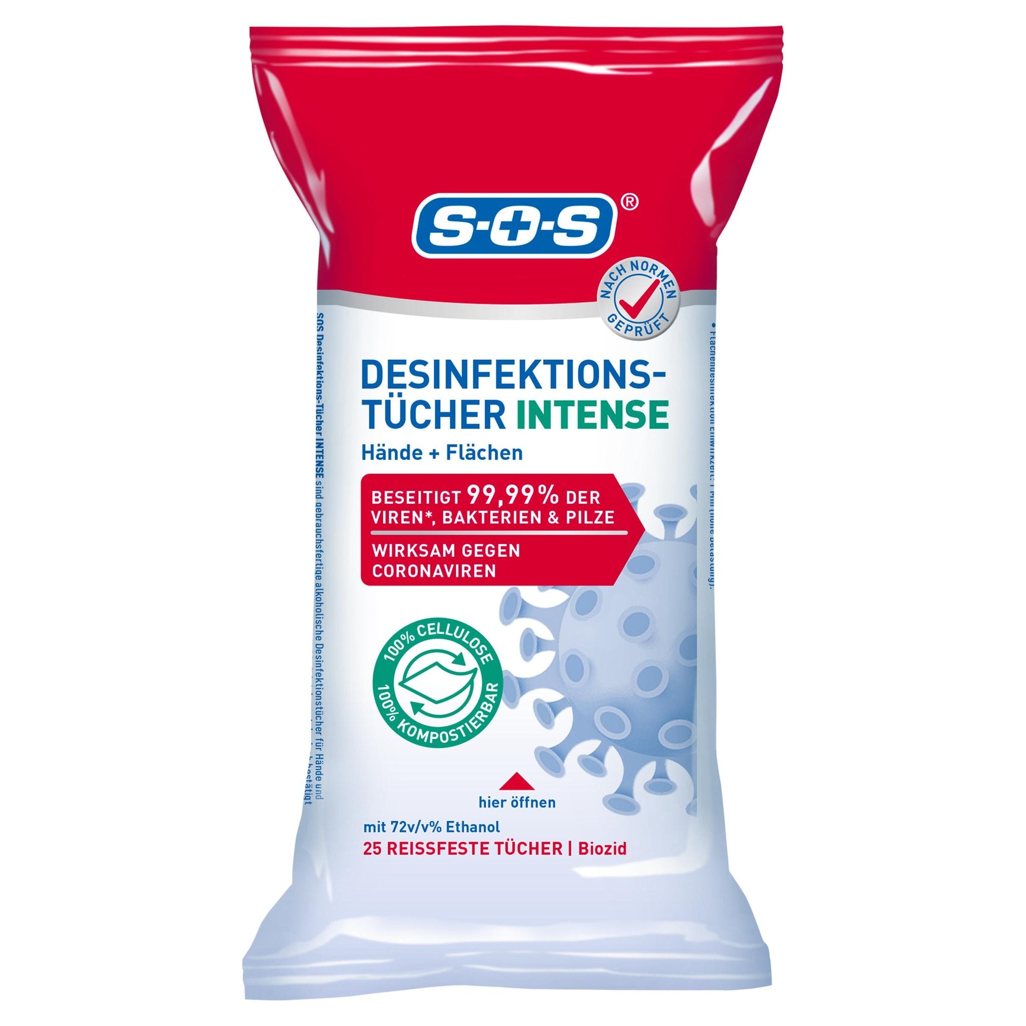 SOS Desinfektionstücher INTENSE