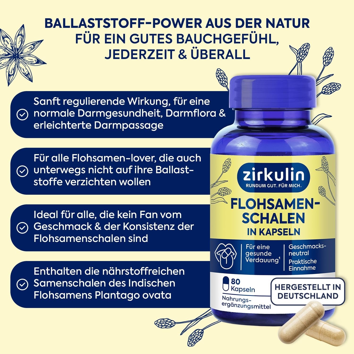 Zirkulin Mikronährstoffe & Flohsamenschalen Bundle