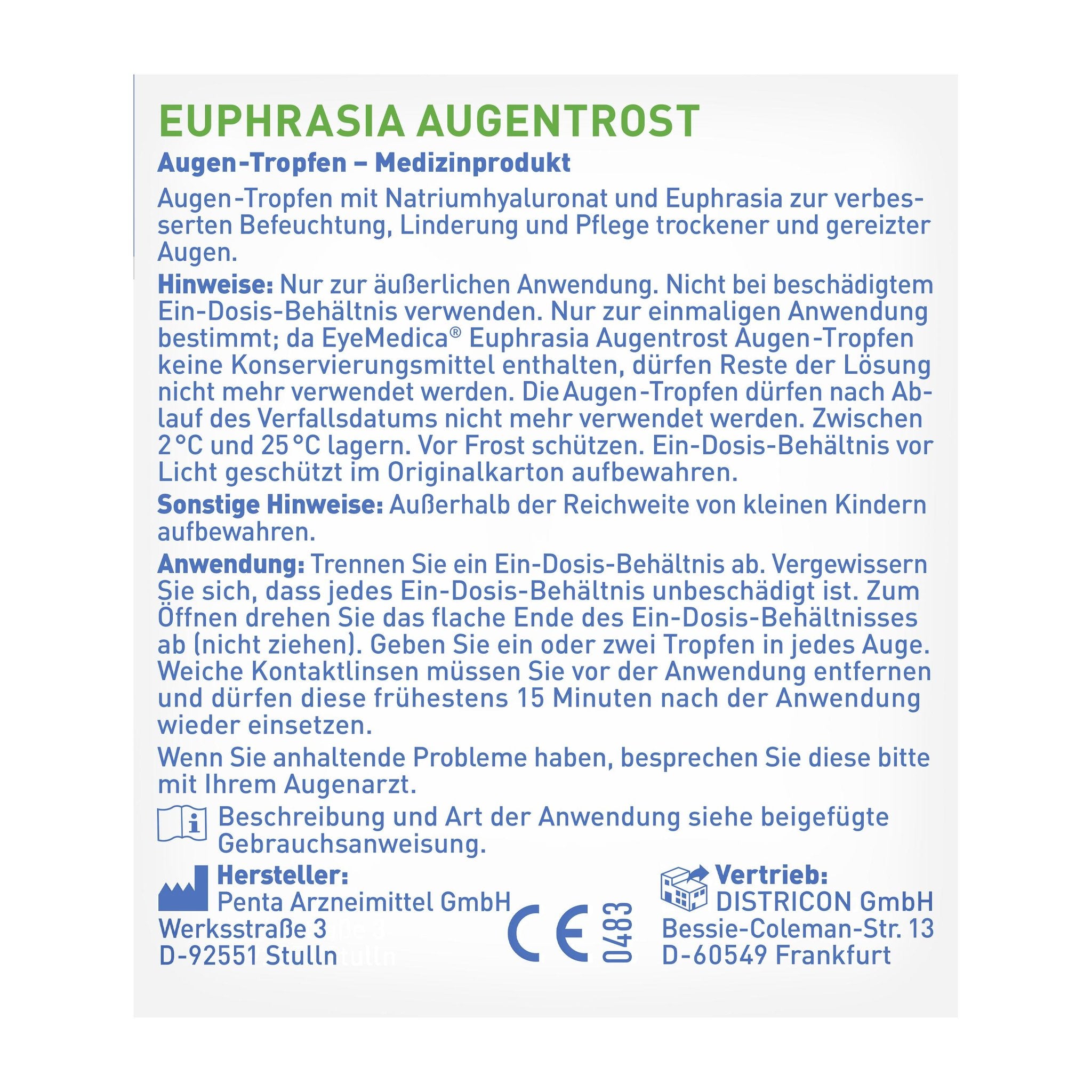 SOS EyeMedica Euphrasia Augentropfen