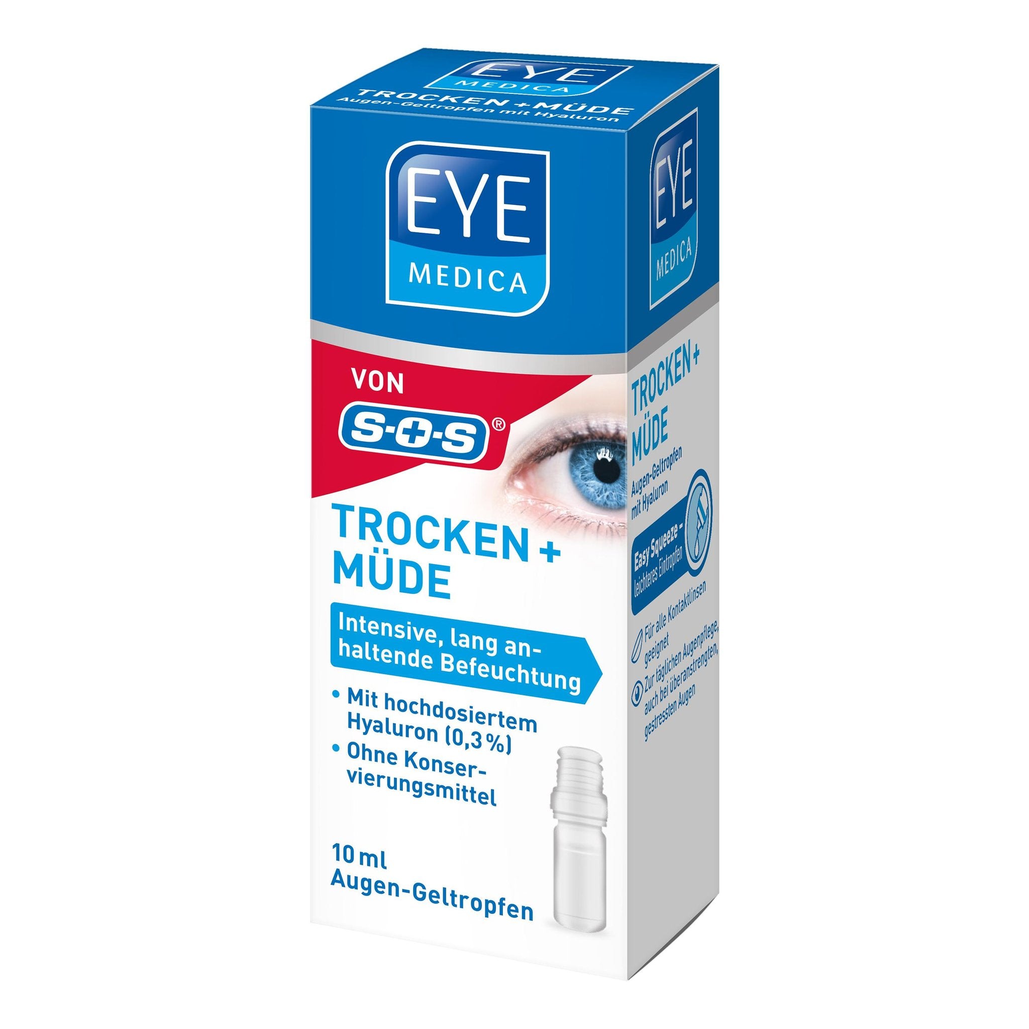 SOS EyeMedica Trocken + Müde Gel Augentropfen