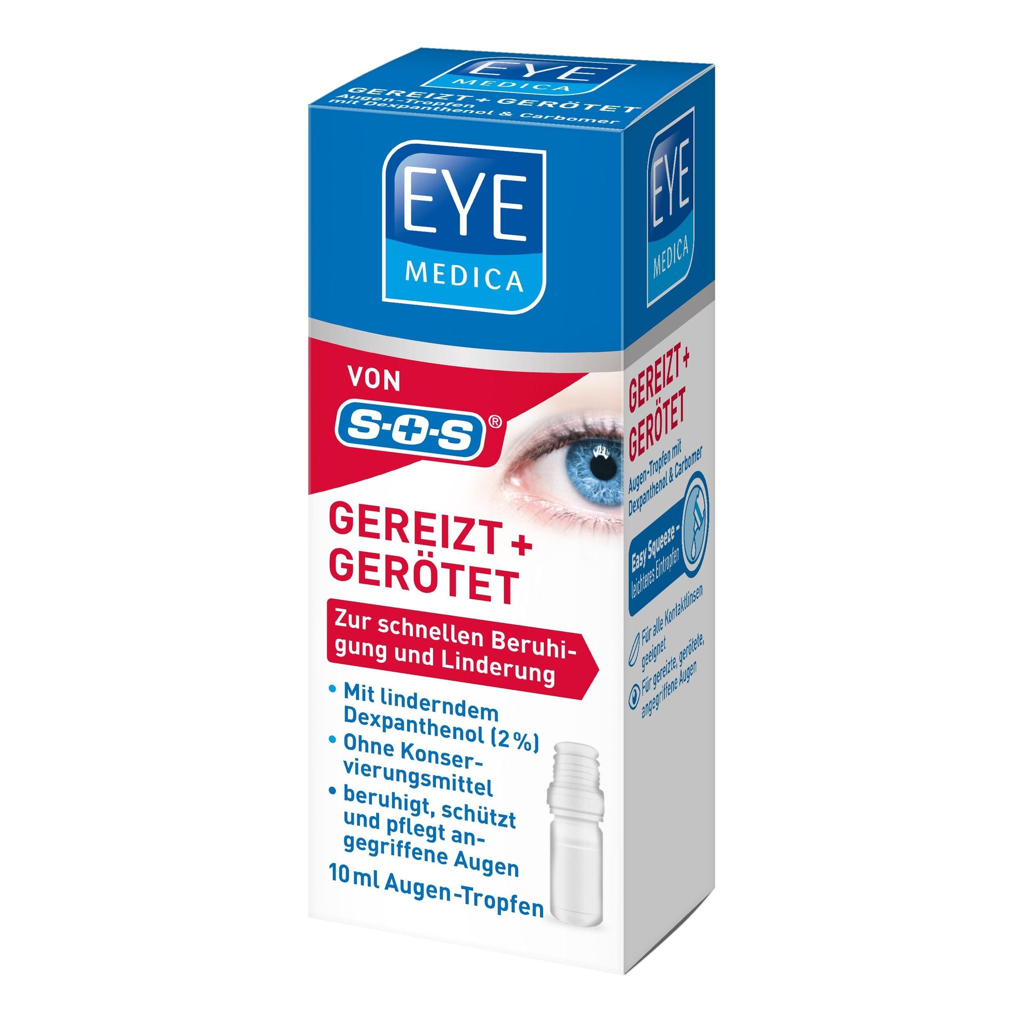 SOS EyeMedica Gereizt + Gerötet Augentropfen