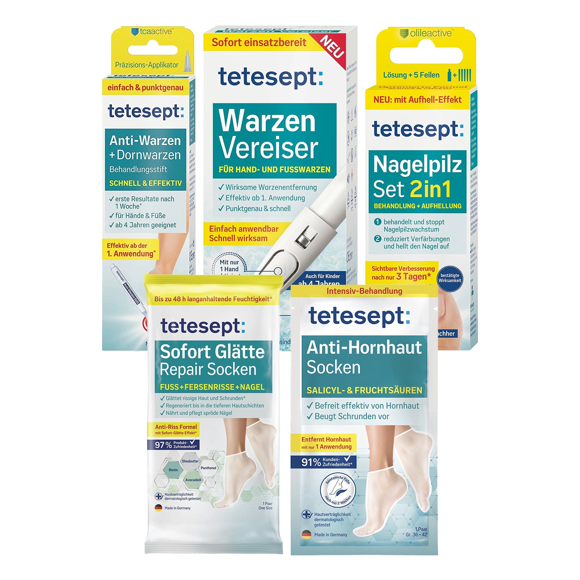 tetesept Fußpflege & Hautproblem Bundle